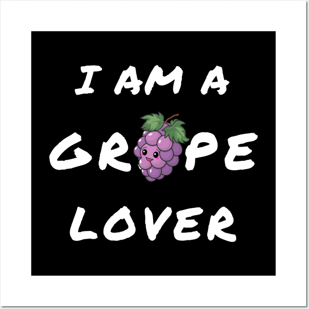 Grape Lover Wall Art by Estrella Design